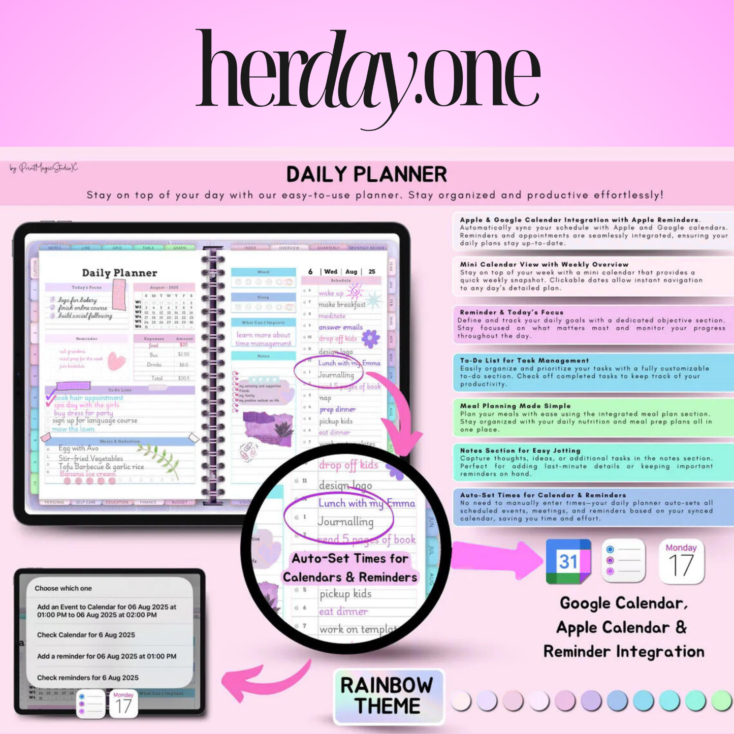 MEGA DIGITAL PLANNER BUNDLE 15K+ PAGES, 8K+ STICKERS